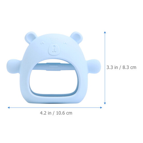 1Infant Teether Siliconen Bijtring Comfortabel Baby's 1