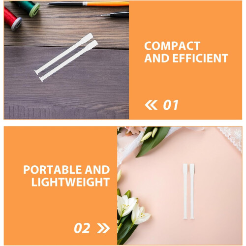 50pcs Candle Making Supplies Wick Centering Tools for DIY Candle Wick Placement Devices Fixing Tubes 2