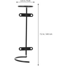 6 metalen wijnrekken voor thuisopslag en organisatie van wijnflessen, wandmontage, metalen constructie
