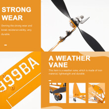 Robuuste Ijzeren Weathervane Met Montage Voor En Erf