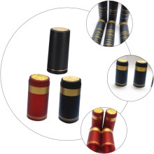 75pcs Shrink Cap Wine Bottle Cover Heat Shrink Seal Assorted Color Professional