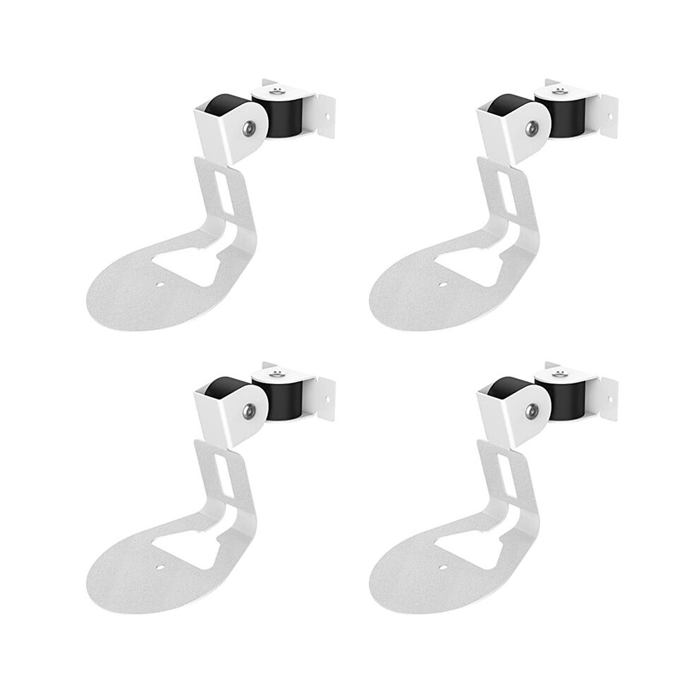 Photos - Keyboard 4X Wall Mount Bracket for Era 100, Wireless Speaker Space Saving Home Metal Wall Stand Holder, White