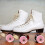 8pcs Double Row Roller Skate Wheels with LED Lights and Bearings 5