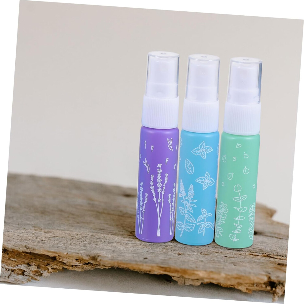 Hkhbjs 6Pcs Essential Oil Roller Bottles Leakproof Glass Spray Bottles Perfume Sample Vials Hair Oil Containers For Travel
