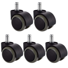Toimistotuolin pyörät, 5 kpl, yhteensopiva IKEA-tuolin kanssa (10 mm x 22 mm), kestävä
