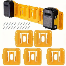 Lot de 10 supports de batterie compatibles avec les stations d'accueil de batteries Dewalt 20V et 60V, adaptés aux batteries DCB20