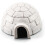 8pcs Plastic Igloo Model Ice House Decorations Cartoon Igloo Simulated Figures 5