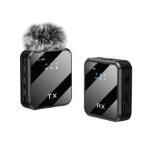 Microphone cravate sans fil à réduction de bruit. Indispensable pour les créateurs de contenu. Compatible avec iPhone, Android et
