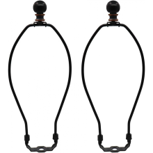 Lot de 2 supports d'abat-jour en forme de harpe, support robuste de 25 cm, pour éclairage à faire soi-même