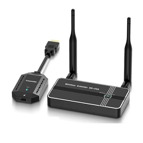 5G 4K 1080P 50M Wireless HDMI-Compatible VGA Video Transmitter Receiver Extender Display Adapter Don