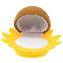 Sonnenblumen-Schmuckgeschenkbox, hübsche Ohrring-Verpackung mit Blumenmotiv, Halsketten-Display