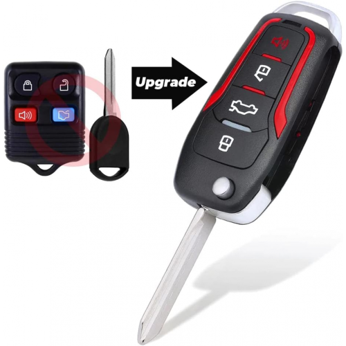 Télécommande de remplacement sans clé pour voiture 4D63 compatible avec Ford, Lincoln,