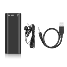 8G profesjonell mini digital lydopptaker mp3-spiller 3 i 1 stemmeaktivert minnelagring 192 kbps opptak wav
