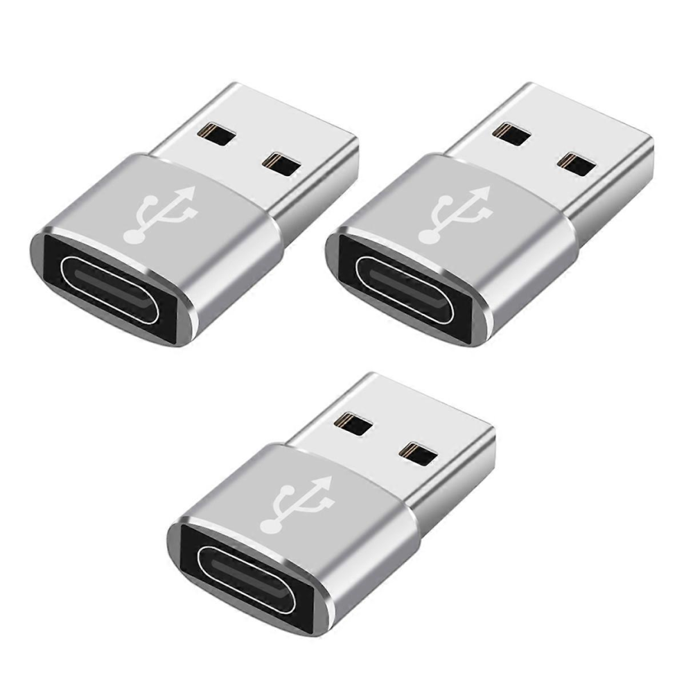 3Pcs Usb-C To Usb Adapter Usb 3.0 To Usb-C Converter For Phone Tablet Laptop 9492913307153
