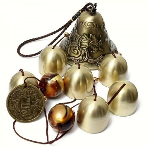 Campanelli a vento in metallo per interni ed esterni, 48 cm