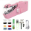 Portable Electric Sewing Machine, Suitable for Beginners and DIY Pink 1