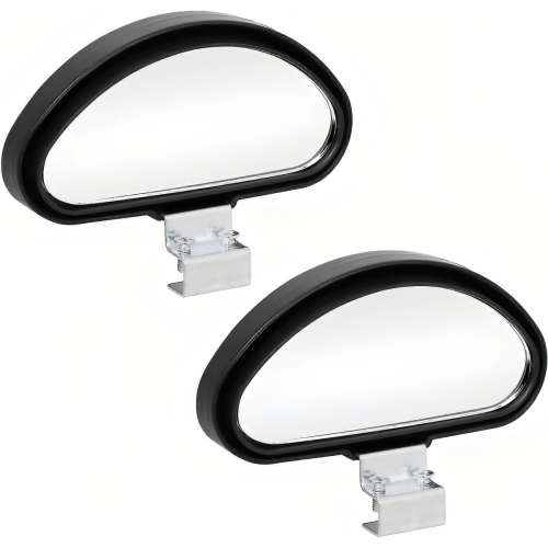 2 x Adjustable Wide Angle Blind Spot Mirrors for Car Van Towing