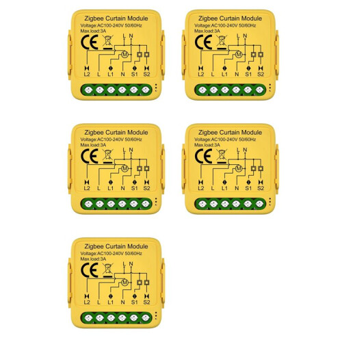 5X Tuya  Zigbee Curtain  Module Connected Roller Shutters Blind Motor  Life APP Works with Alexa