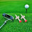 Adjustable Golf Tee Height Setter 6Pcs Red Plastic Golf Accessories for Beginners Pros Driving Range Use 5