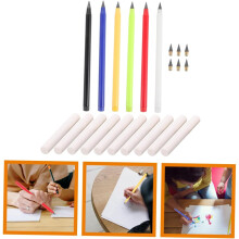 Crayons sans encre, plus besoin de les tailler, pour les étudiants en dessin, croquis et dessin technique. Gommes incluses.