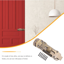 1Door Security Latch Van Zinklegering in Olijfgroen, Robuust En