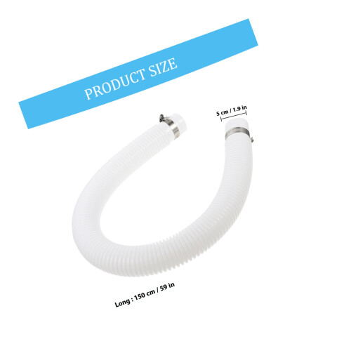 1Set Flexibele Zwembad Filterpomp Wit Met Duurzaamheid 1