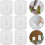 50Pcs Screw-in Plastic Toothpaste Caps with Flip-Top Lid, 20-Thread PP Covers 3