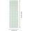 50Pcs Washi Tape Sample Boards Thickened Rounded Grid Frosted Plates 2