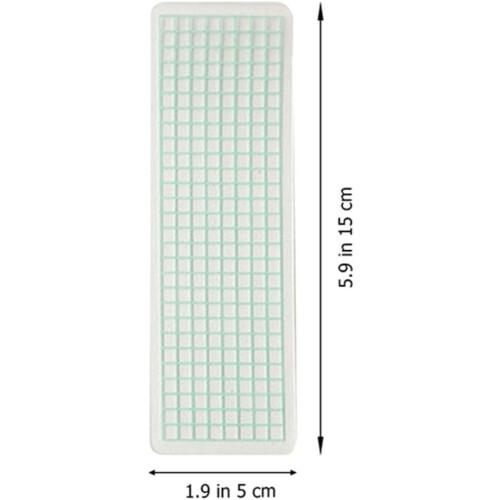 50Pcs Washi Tape Sample Boards Thickened Rounded Grid Frosted Plates 1