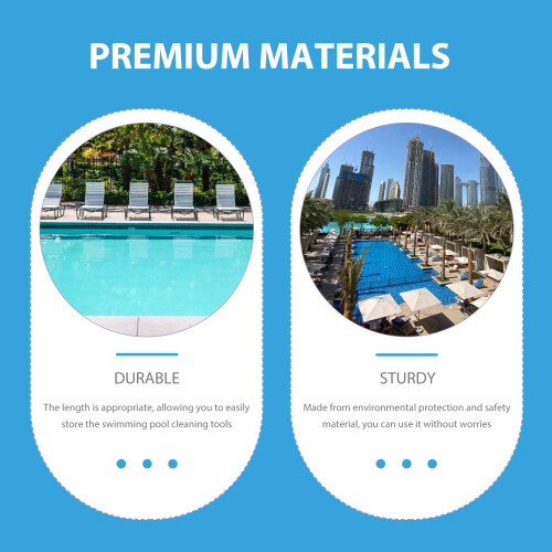 1Set Aluminium Poolside Hanger , Duurzaam En 2