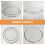 1Professioneel Aluminium Drumvel Transparant Drumhoofden Vervanging 1