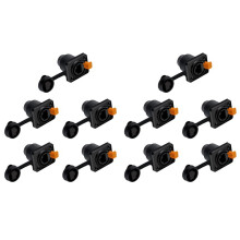 10X RJ45 Waterproof Network Connector 8P8C Female Panel Mount Sockets RJ45 Ethernet Connector(Style 2)