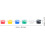 50pcs 6-in-1 Empty Acrylic Paint Pots Plastic Paint Strips Pod Storage Containers 2
