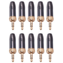 25Pcs Micro-Cravate Prise Audio 3,5 mm avec Câble à Filetage Interne M6 pour- pour-