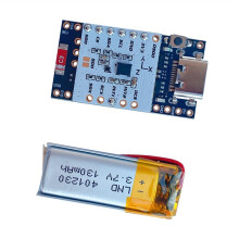 Modulo SmolSlime Basato Sul Modulo NRF SlimeVR, ProMicro NRF52840 + (LSM6DSV + QMC6309), con Batteria