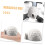 8pcs Plastic Igloo Model Ice House Decorations Cartoon Igloo Simulated Figures 3