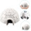 8pcs Plastic Igloo Model Ice House Decorations Cartoon Igloo Simulated Figures 8