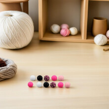 50pcs Silicone Foucl Beads Silicone Beads for Jewellery Making for Crafting for Pens