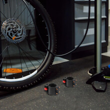 2 Stück Fahrradschloss-Halterung mit Rahmendrahtschloss, kompatibel mit den meisten Fahrrädern