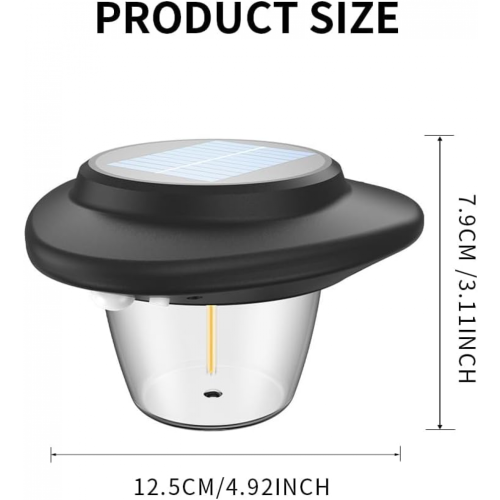 Garden Solar Lamp Motion Sensor Light Auto Charging Waterproof High Brightness 3 1