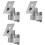 3X Wall-Mounted Bracket Face Recognition Machines Access Control Multi-Angle Adjustment Universal Aluminum Alloy Base 2