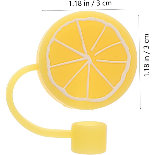 8pcs Silicone Straw Cap Reusable Straw Tips Covers for Drinking End Plugs Caps as Decors 1