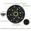 150mm 5/16 Thread 52 Hole Medium Density Random Orbital Sander Hook &amp; Loop Backing Pad Compatible with Mirka CEROS DEROS 2