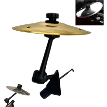 Mini tambour cymbale pour grille d'aération de voiture 2025, jouet musical amusant avec support pour tableau de bord, accessoire d