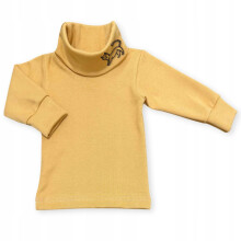 Børne TURTLENECK 122 SWEATSHIRT Børne-T-SHIRT med SENNEPSRØDT print