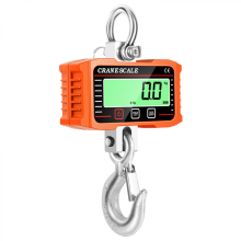 Balance numérique LCD 2000 kg pour grue, charge élevée, usage industriel, robuste, en alliage, avec crochet de verrouillage, poids