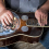 Rustfritt stål gitarslede til elektrisk akustisk tilbehør konkav design hawaiisk stil 1 sett 3