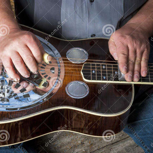 Rustfritt stål gitarslede til elektrisk akustisk tilbehør konkav design hawaiisk stil 1 sett 2