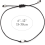 Handmade String Bracelet for Women Men Simple Red Black Braided Adjustable Charm 2
