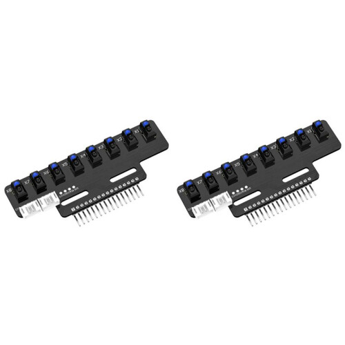 2PCS 8 Channel High Precision Electronic Infrared  Tracking Sensor Module Support Automatic Calibration A 1